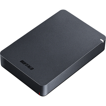 バッファロー MiniStation USB3.1(Gen1)対応 耐衝撃ポータブルHDD 4TB ブラック HD-PGF4.0U3-GBKA 1台