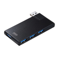 サンワサプライ USB3.0 4ポートハブ ブラック USB-3HSC1BK 1個