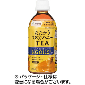 盛田 ハイピース たたかうマヌカハニーTEA Hot&Cold 350mL ペットボトル 1ケース(24本)