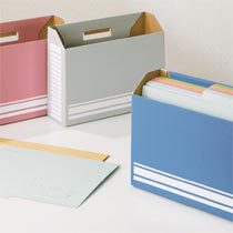 TANOSEE ボックスファイル A4ヨコ 背幅100mm ブルー 1セット(50冊:10冊×5パック)