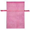 店研創意 ストア・エキスプレス 不織布リボン付きギフトバッグ ピンク 24×36×12cm 1パック(10枚)