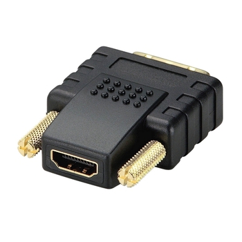 エレコム HDMI DVI変換アダプタ (HDMI)メス-(DVI-D24pin)オス AD-HTD 1個