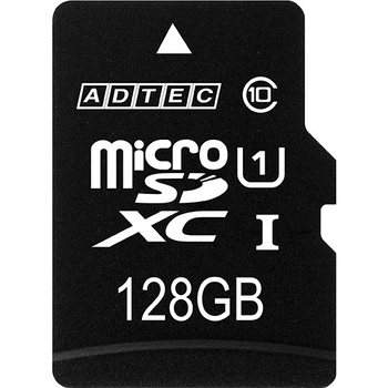 アドテック microSDXC UHS-I 128GB Class10 SD変換アダプター付 AD-MRXAM128G/U1R 1枚