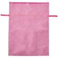 店研創意 ストア・エキスプレス 不織布リボン付きギフトバッグ ピンク 45×60×12cm 1パック(5枚)