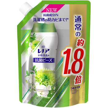 P&G レノア本格消臭 抗菌ビーズ グリーンミスト つめかえ用 特大サイズ 760ml 1個