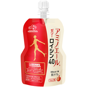 味の素 アミノエールゼリー ロイシン40 りんご味 100g 1セット(30パック)