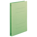 TANOSEE フラットファイル(厚とじW) A4タテ 250枚収容 背幅28mm 緑 1セット(100冊:10冊×10パック)