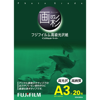 富士フイルム 画彩 高級光沢紙 A3 G3A320A 1冊(20枚)