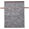 店研創意 ストア・エキスプレス 不織布リボン付きギフトバッグ ブラウン 45×60×12cm 1パック(5枚)