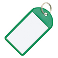 コクヨ ソフトキーホルダー型名札 カード寸法45×28mm 緑 ナフ-220G 1セット(50個)