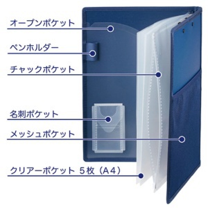 キングジム オールイン クリップボード(カバー付き) A4タテ 白 5995-W 1枚