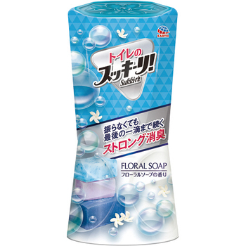 アース製薬 トイレのスッキーリ! フローラルソープ 400mL 1個