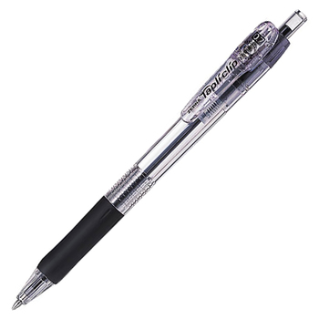 ゼブラ 油性ボールペン タプリクリップ 0.7mm 黒 BN5-BK 1本