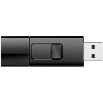 シリコンパワー USB3.0 スライド式フラッシュメモリ 64GB ブラック SP064GBUF3B05V1K 1個