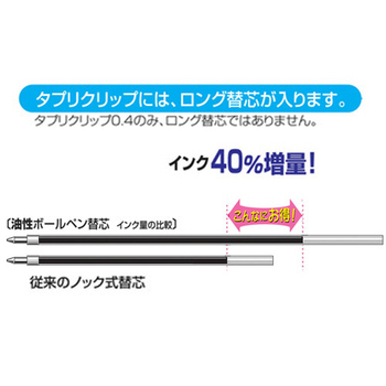 ゼブラ 油性ボールペン タプリクリップ 0.7mm 赤 BN5-R 1本