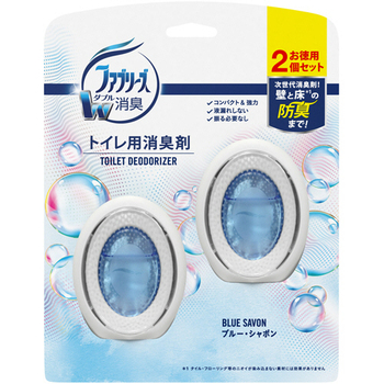 P&G ファブリーズW消臭 トイレ用消臭剤 ブルー・シャボン 6ml 1パック(2個)