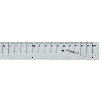 クツワ アルミ定規 30cm シルバー XS04SV 1個