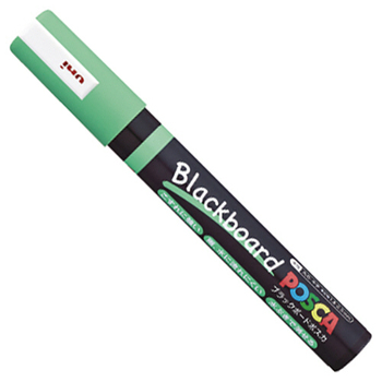 三菱鉛筆 ブラックボードポスカ 中字丸芯 黄緑 PCE2005M1P.5 1本