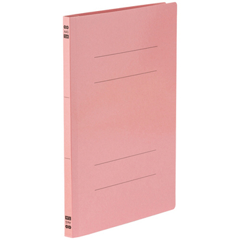 フラットファイル PP表紙 A4タテ150枚収容背幅17.5mmピンク 1セット(120冊:10冊×12パック)
