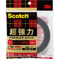 3M スコッチ 超強力両面テープ プレミアゴールド スーパー多用途 12mm×4m SPR-12 1巻