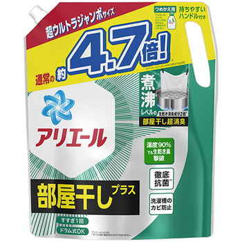 P&G アリエール バイオサイエンスジェル 部屋干し用 つめかえ 超ウルトラジャンボ 2240g 1パック