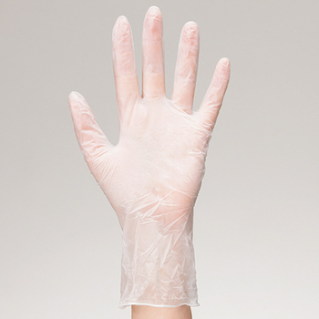 サラヤ プラスチック手袋E 粉無 M 1セット(1000枚:100枚×10箱)