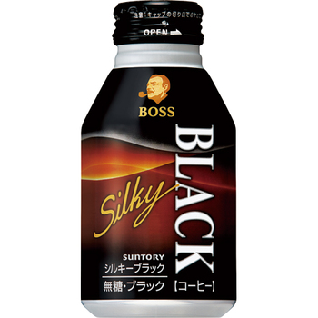 サントリー ボス シルキーブラック 300g ボトル缶 1セット(72本:24本×3ケース)