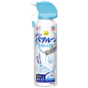 アース製薬 らくハピ ねらってバブルーン トイレノズル 200mL 1本