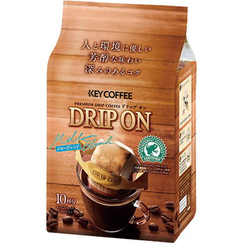 キーコーヒー ドリップオン メローブレンド 8g 1パック(10袋)