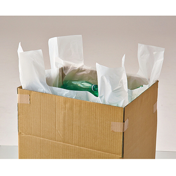 TANOSEE 丸底耳付ゴミ袋 乳白半透明 L BOXタイプ 1箱(100枚)
