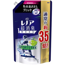 P&G レノア 超消臭1week スポーツデオX フレッシュシトラスブルー つめかえ用 超特大 1390ml 1個