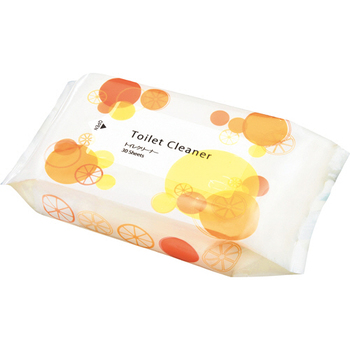 TANOSEE トイレクリーナー 重曹&セスキ シトラスオレンジの香り 1セット(1200枚:30枚×40パック)