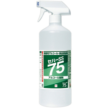 セハージャパン 除菌用アルコールスプレー セハーSS 75 トリガー付ボトル 1000mL 1本