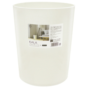 小久保工業所 KALAダストボックス 丸 7L ホワイト KC-245 1個