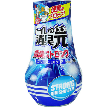 小林製薬 トイレの消臭元 便臭ストロング フレッシュEXクリア 400ml 1セット(3個)