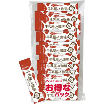 アサヒグループ食品 WAKODO 牛乳屋さんの珈琲 スティック 1袋(50本)