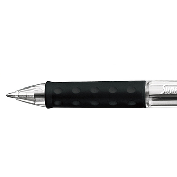 ぺんてる 油性ボールペン スーパーぺんてる 0.7mm 黒 BK977-A 1セット(10本)