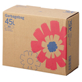 TANOSEE ゴミ袋 コンパクト 透明 45L BOXタイプ 1箱(110枚)