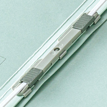 TANOSEE 背幅伸縮フラットファイル(エコノミータイプ) A4タテ 約800枚収容 背幅18～98mm グリーン 1セット(50冊)