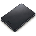 バッファロー アルミ素材&スリム ポータブルHDD 1TB ブラック HD-PUS1.0U3-BC 1台