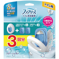 P&G ファブリーズW消臭 トイレ用消臭剤 ブルー・シャボン (つめかえ入り本体+つめかえ2個) 1パック