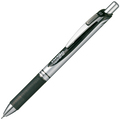 ぺんてる ゲルインクボールペン ノック式エナージェル 0.3mm 黒 (軸色:シルバー) BLN73-A 1本