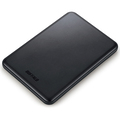 バッファロー アルミ素材&スリム ポータブルHDD 2TB ブラック HD-PUS2.0U3-BC 1台