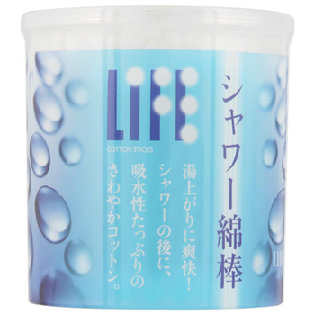 平和メディク ライフ シャワー綿棒 ケース入 1個(110本)