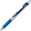ぺんてる ゲルインクボールペン ノック式エナージェル 0.3mm 青 (軸色:シルバー) BLN73-C 1本