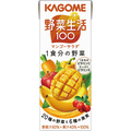 カゴメ 野菜生活100 マンゴーサラダ 200ml 紙パック 1ケース(24本)