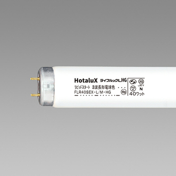 ホタルクス(NEC) 蛍光ランプ ライフルックHG 直管ラピッドスタート形 40W形 3波長形 電球色 FLR40SEX-L/M-HG2 1セット(25本)