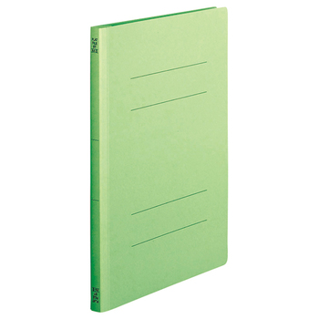 TANOSEE フラットファイル(スタンダードカラー) A4タテ 150枚収容 背幅18mm 緑 1セット(200冊:10冊×20パック)