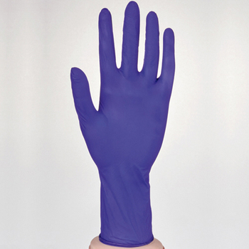 川西工業 ニトリル 使いきり手袋 粉なし ダークブルー S #2062 1箱(300枚)
