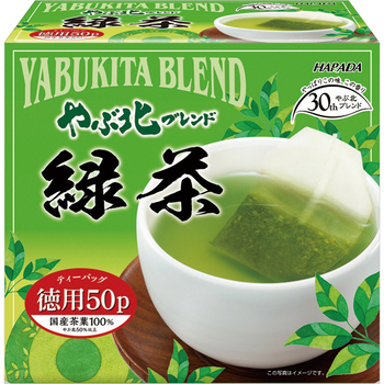 ハラダ製茶 やぶ北ブレンド徳用緑茶ティーバッグ 1箱(50バッグ)